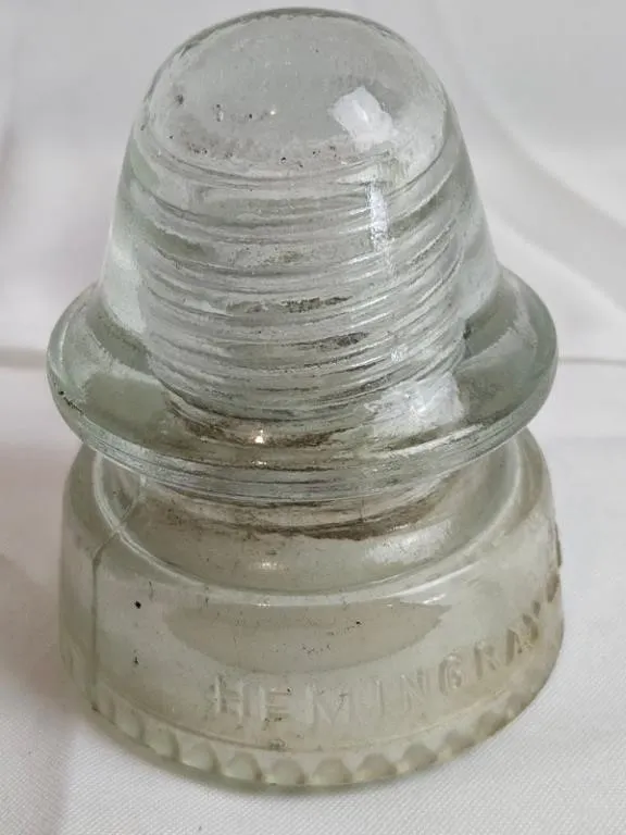 Vintage Hemingray Glass Insulator Made in USA