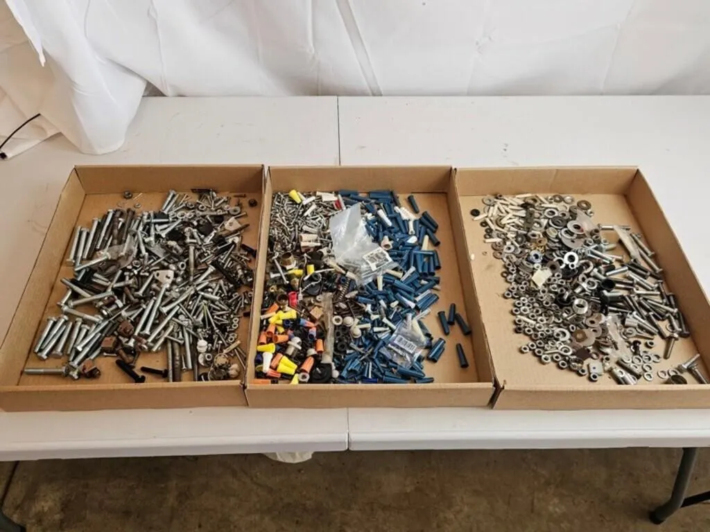 Mixed Fasteners & Hardware - 3 Box Set