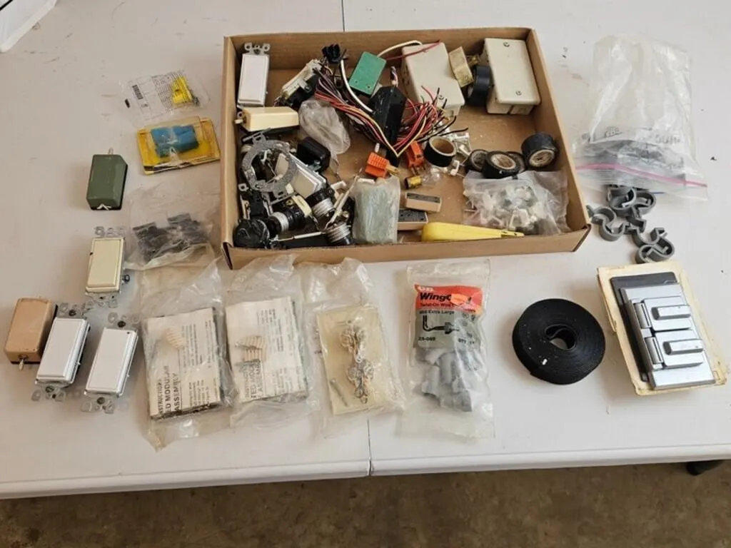 Mixed Lot Electrical Switches & Parts