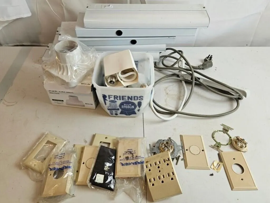 Mixed Lighting & Electrical Parts 20+pc