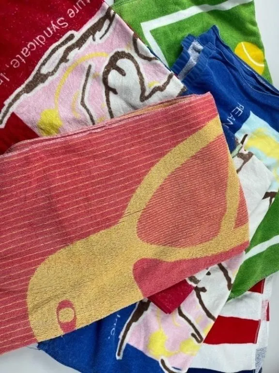 Peanuts & Novelty Beach Towels (Lot of 4)