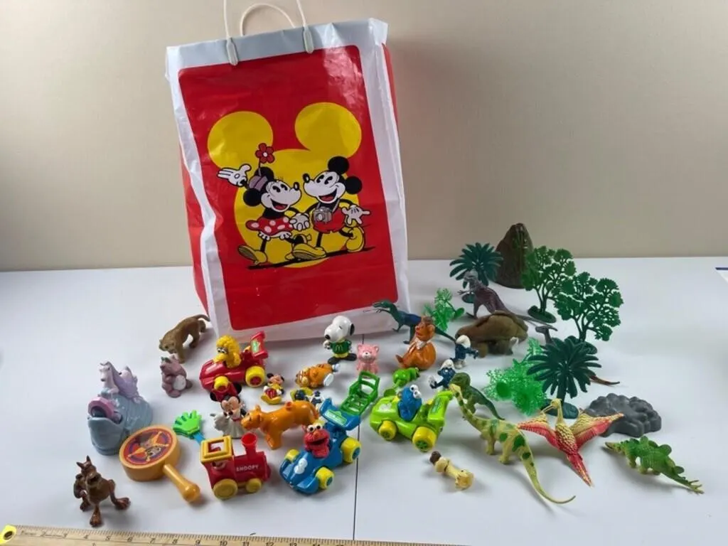 Mixed Disney, Sesame Street & Dinosaur Toys