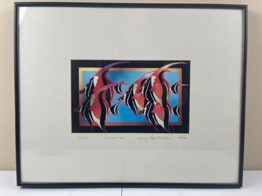 Larry Haystrand "Quintet II" Signed Print