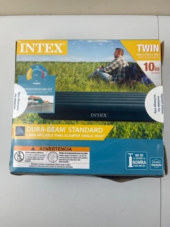 Intex Dura-Beam Twin Airbed 39x75x10in
