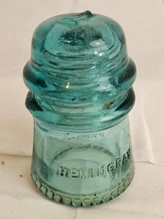 Vintage Hemingray No. 16 Glass Insulator