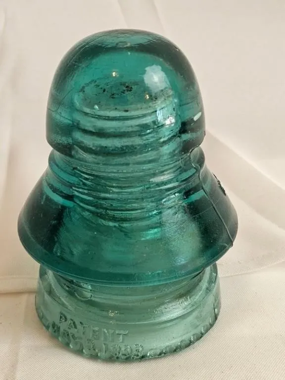 Vintage Brookfield No 2 Glass Insulator