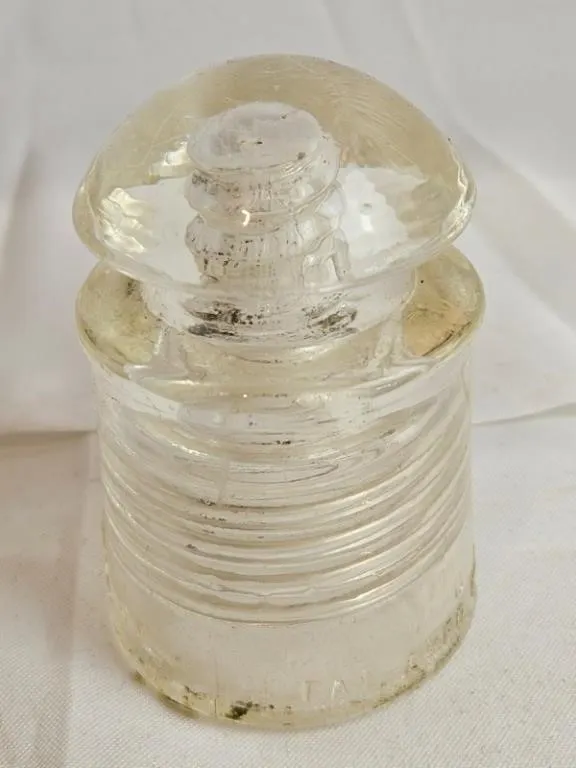 Glass Utility Insulator with Domed Top