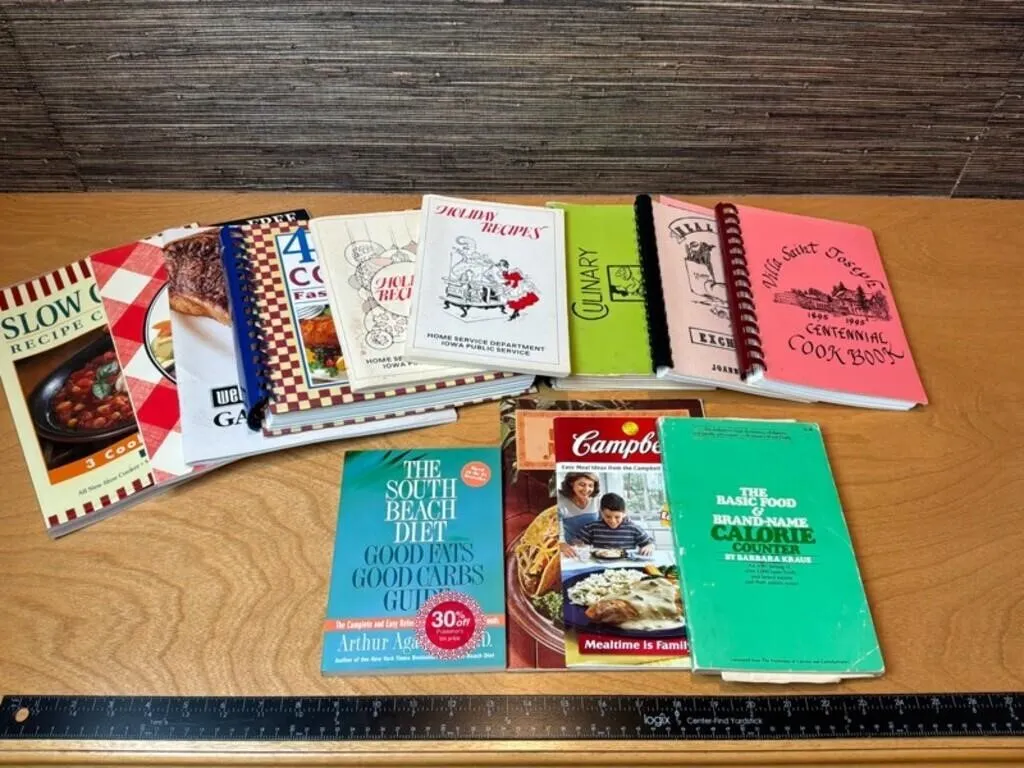 Vintage Assorted Cookbooks Collection 13pc