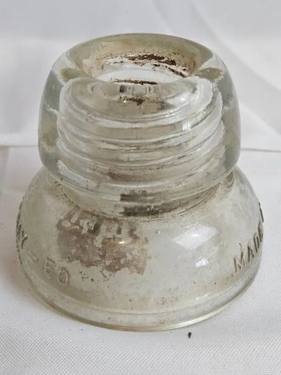 Vintage Hemingray-50 Glass Insulator