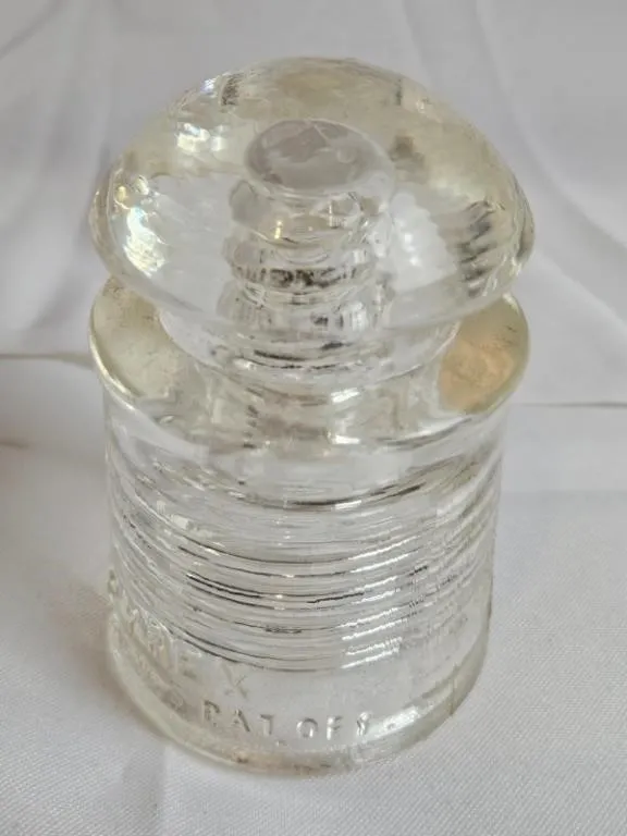 Vintage Glass Electrical Insulator