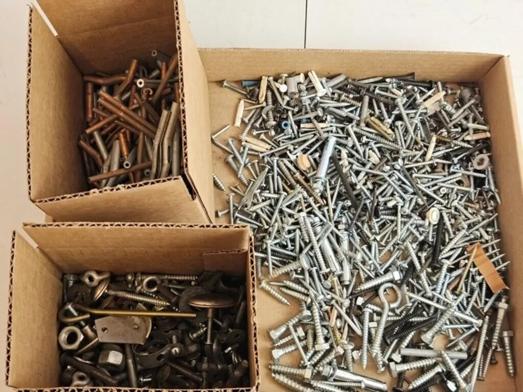 Mixed Hardware Fasteners & Parts (Lot of 3)