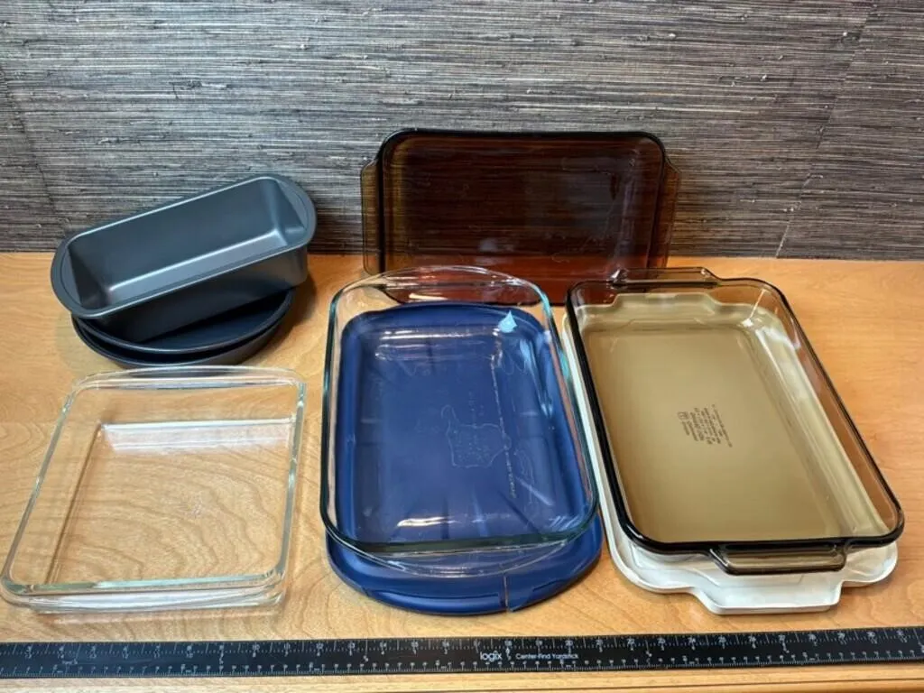 Assorted Glass & Metal Bakeware Set (7pc)