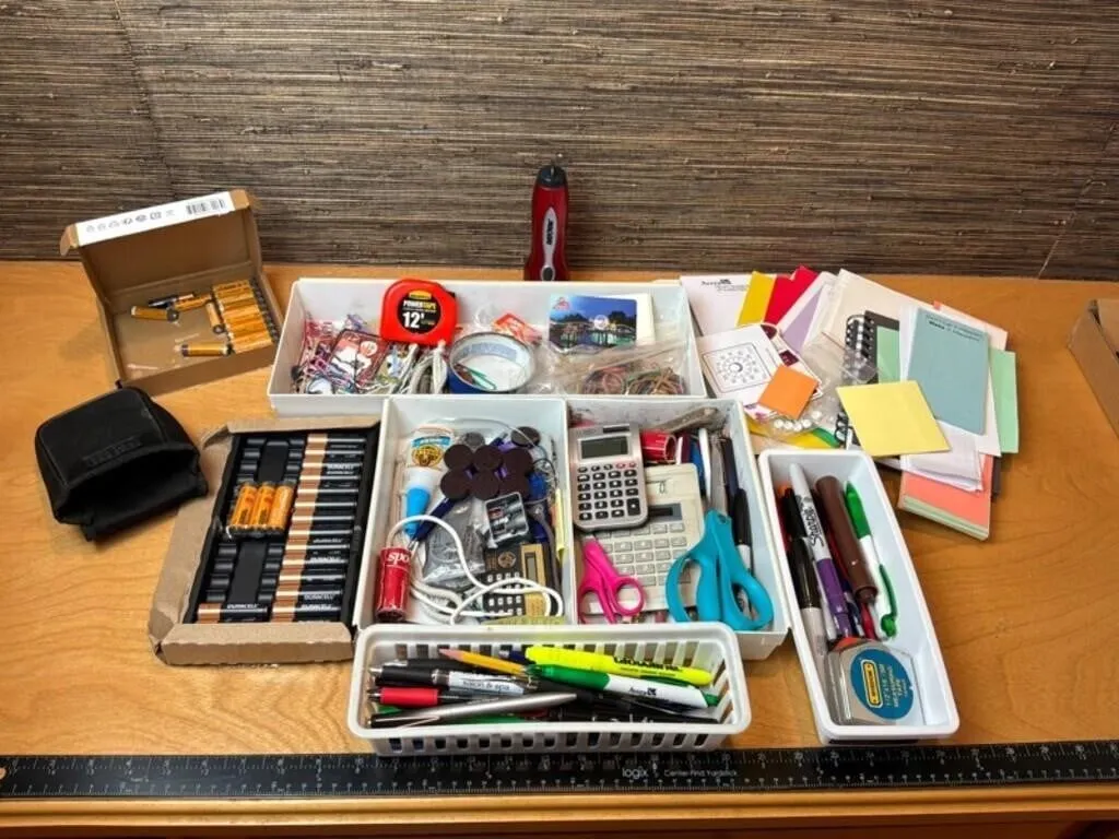 Mixed Office, Craft & Household Supplies