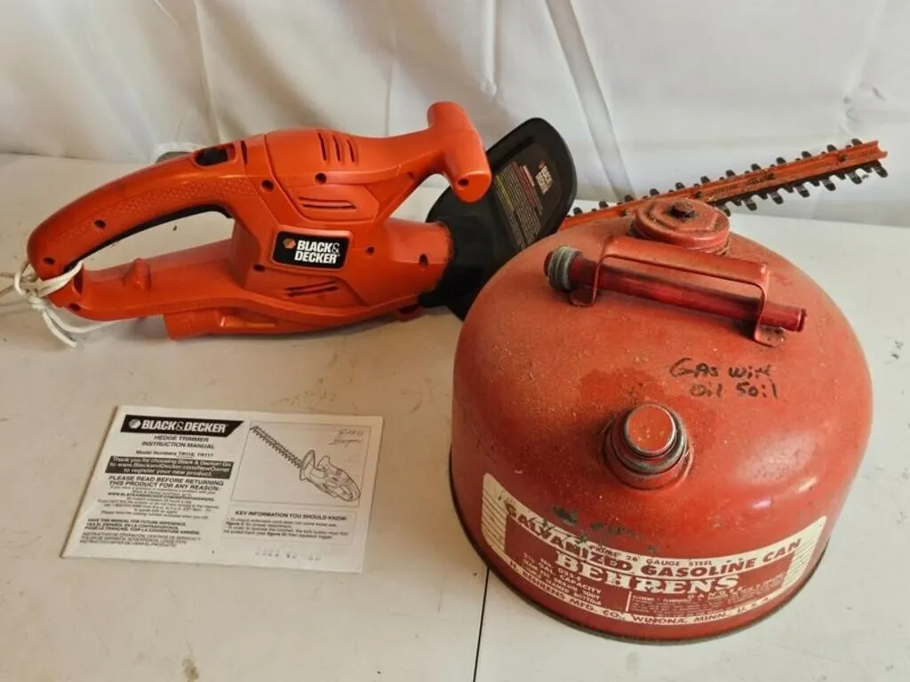 Black & Decker Trimmer, Behrens Can (2)
