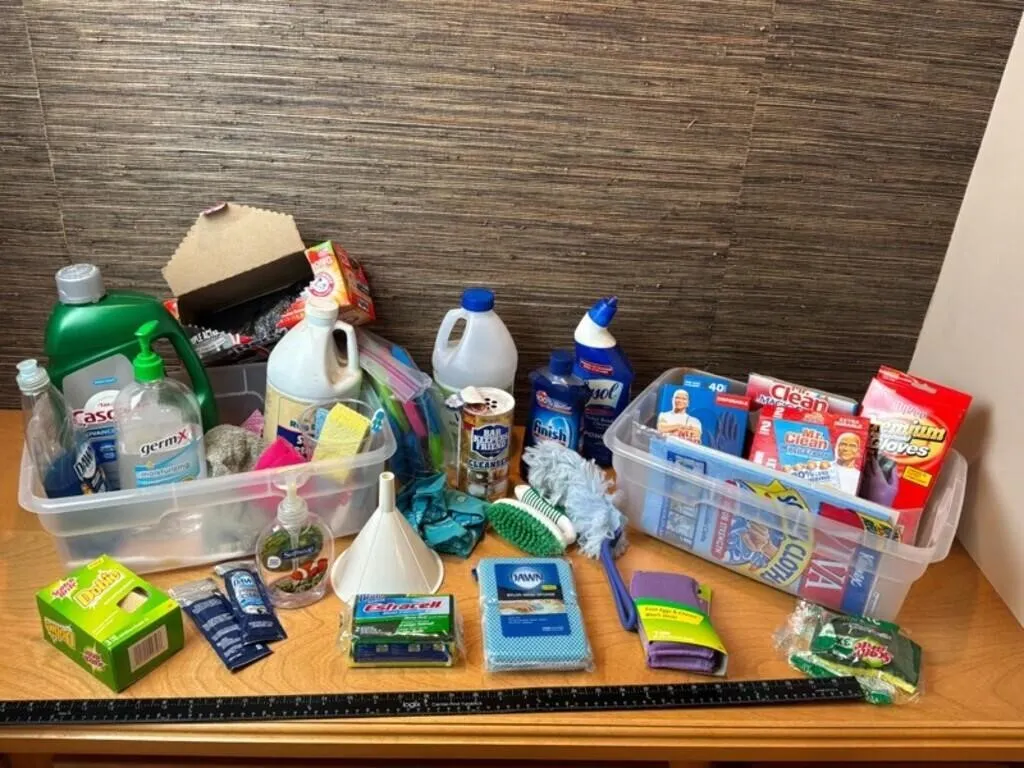 Household Cleaning Supplies Mixed Lot
