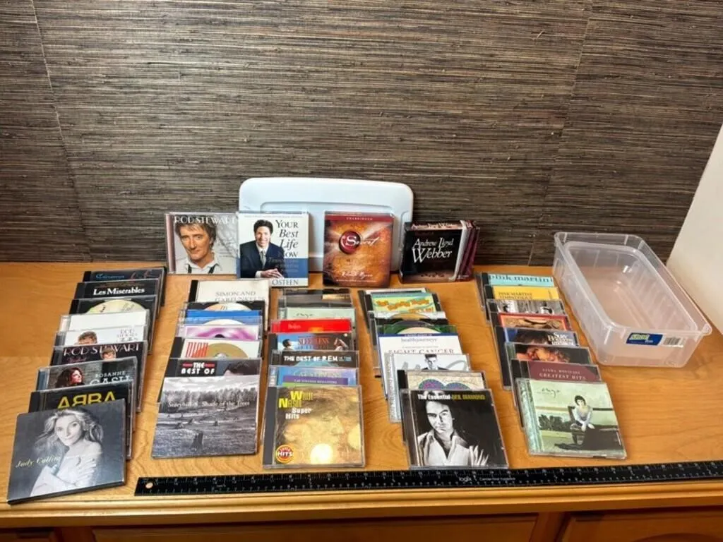 Mixed Music CDs & Books (Lot of 39)