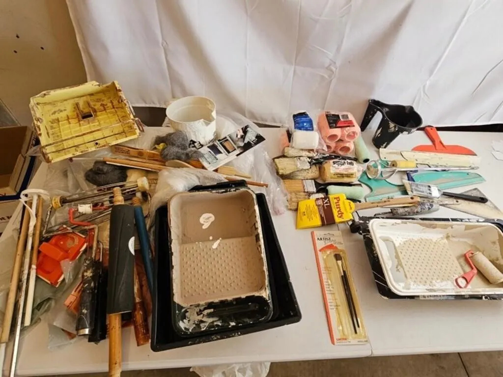 Mixed Painting Supplies & Tools