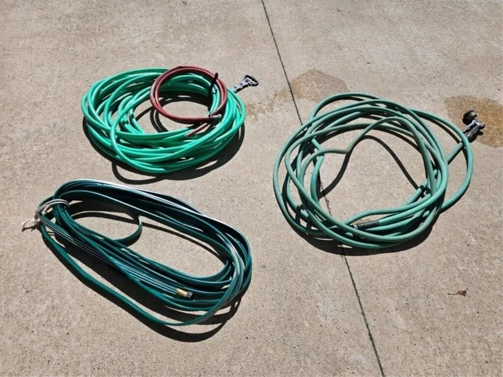 3pc Garden Hose Assortment w/ Sprayers