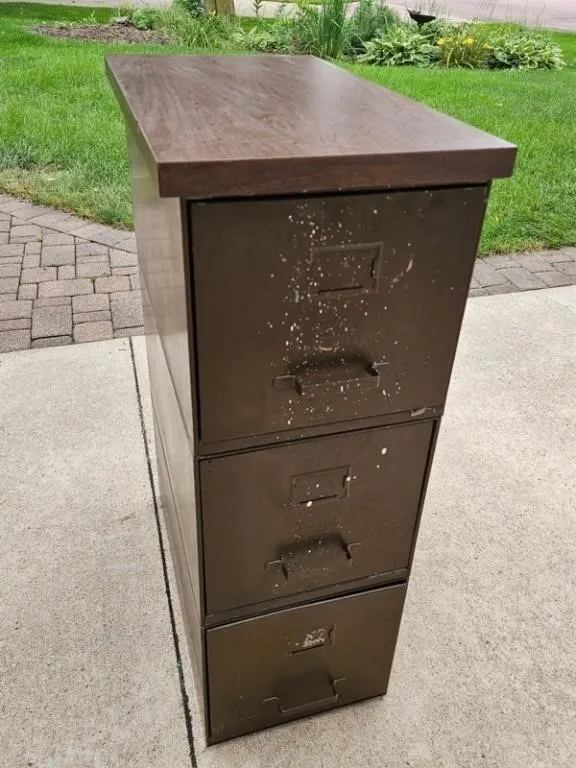 3-Drawer Metal Filing Cabinet