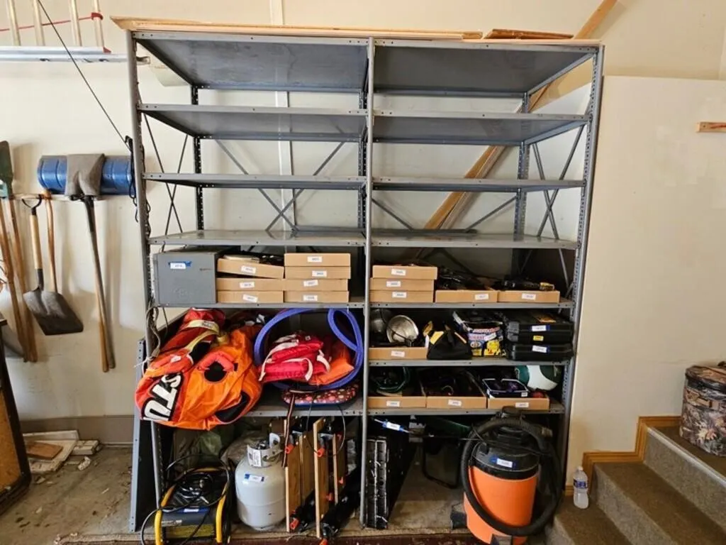 Steel shelf