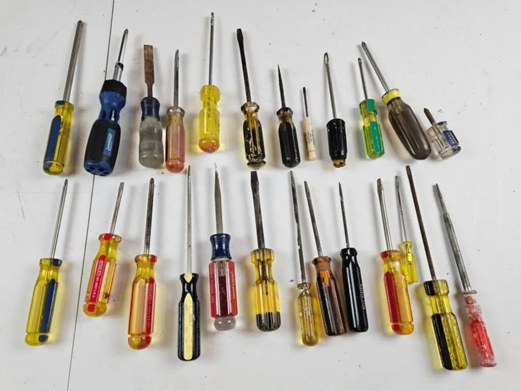 25pc Mixed Screwdriver & Chisel Tool Set