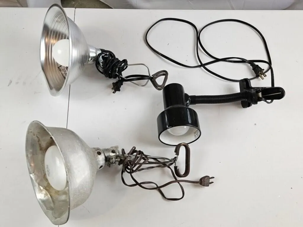 3pc Clamp Work Light Set