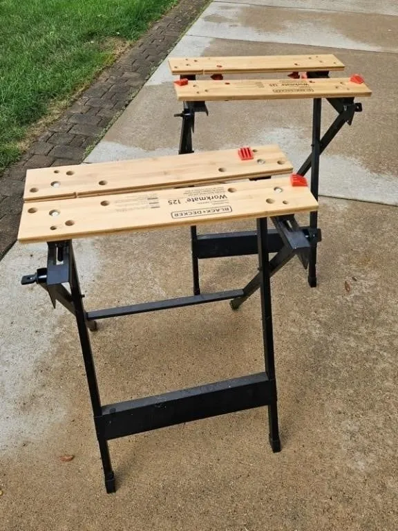 Black+Decker Workmate 125 Workbenches (Lot of 2)
