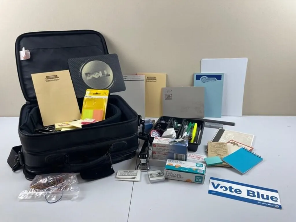 Targus Briefcase & 20+ Office Supplies