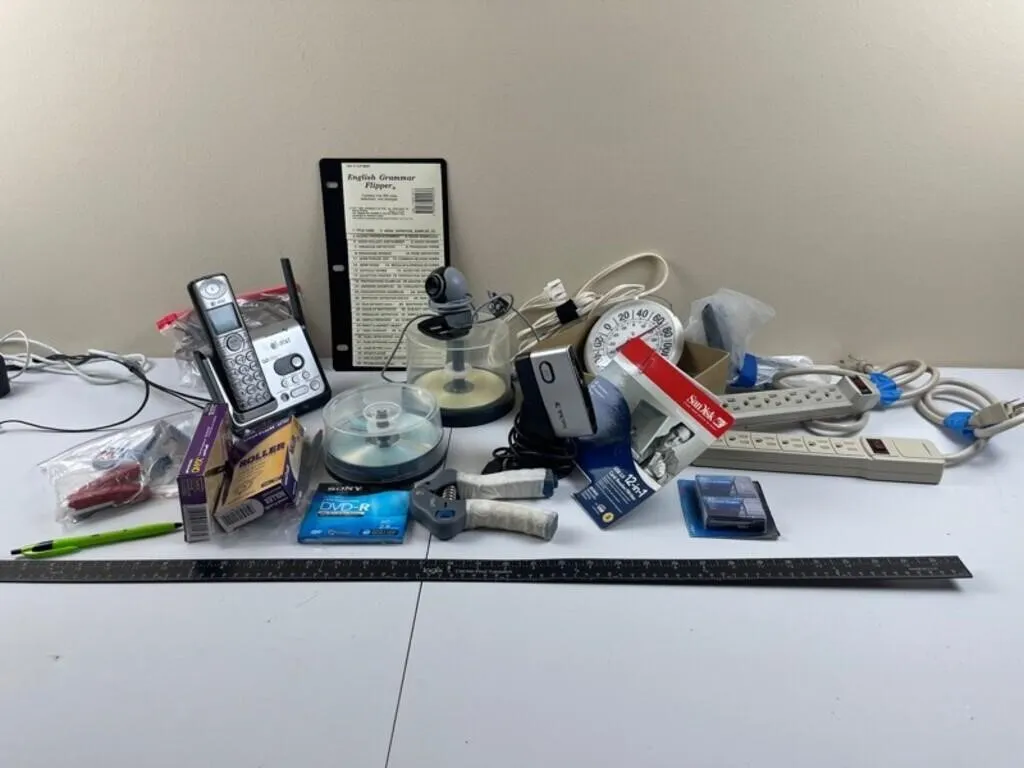 Mixed Office & Electronics Lot - AT&T, SanDisk