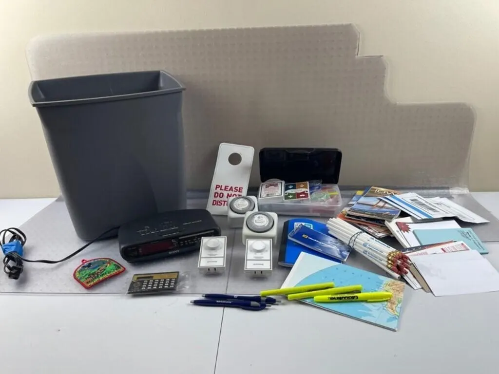 Mixed Office, Household & Travel Items