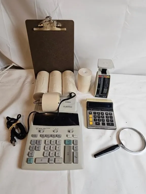 Casio FR-2650PLUS & Office Items (Lot of 4)