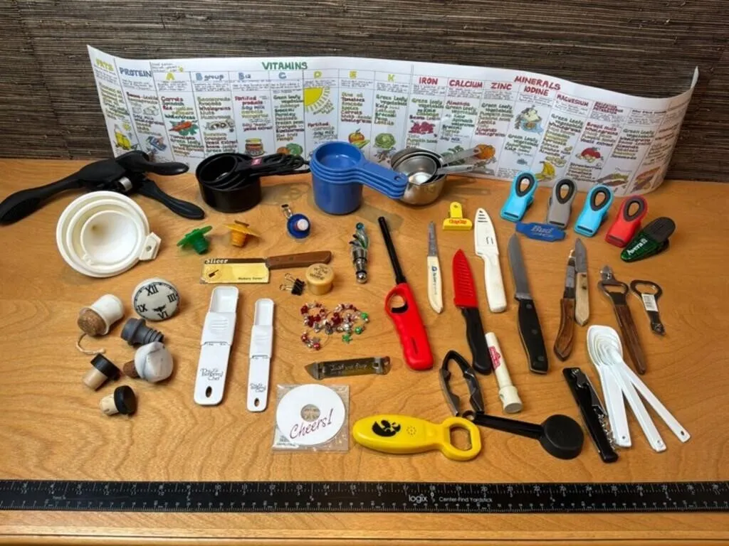 Mixed Kitchen Gadget Assortment - 40pc+