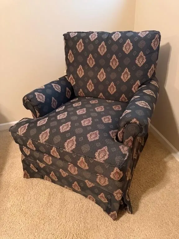 Thomasville Upholstered Armchair - USA Made