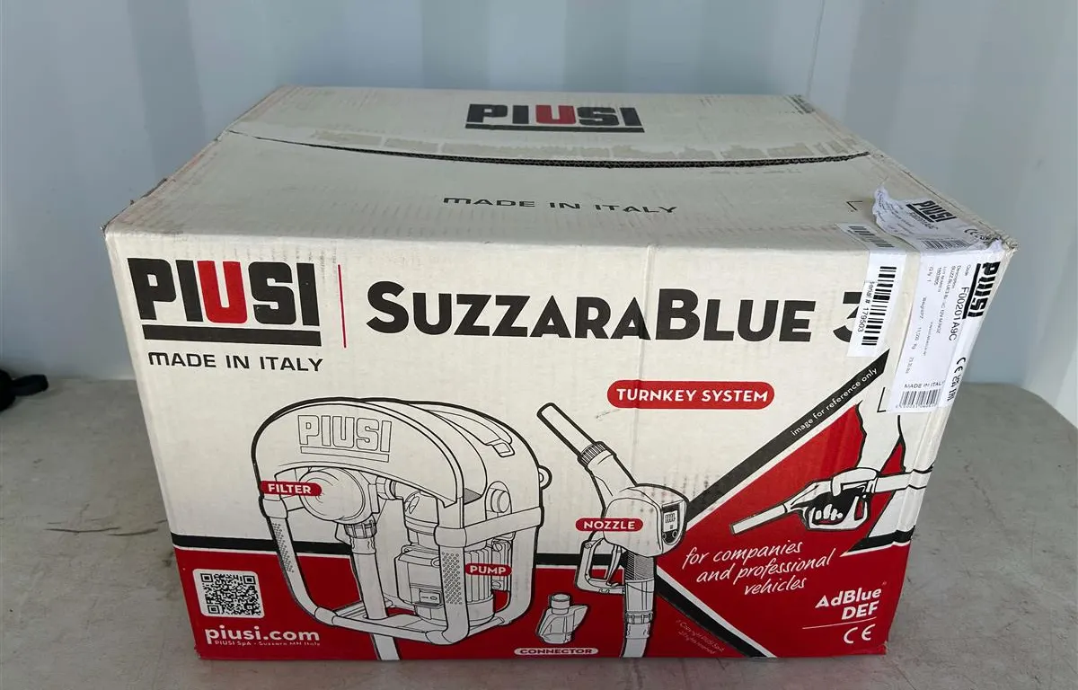 Piusi Suzzarablue 3 Dispensing System
UNRESERVED