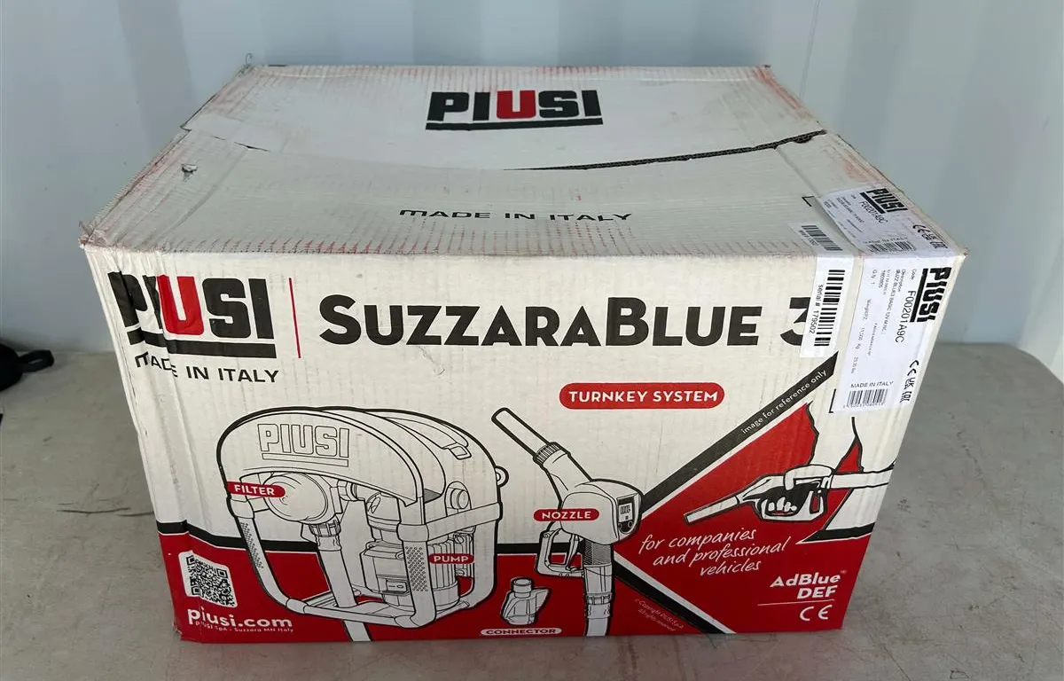 Piusi Suzzarablue 3 Dispensing System
UNRESERVED