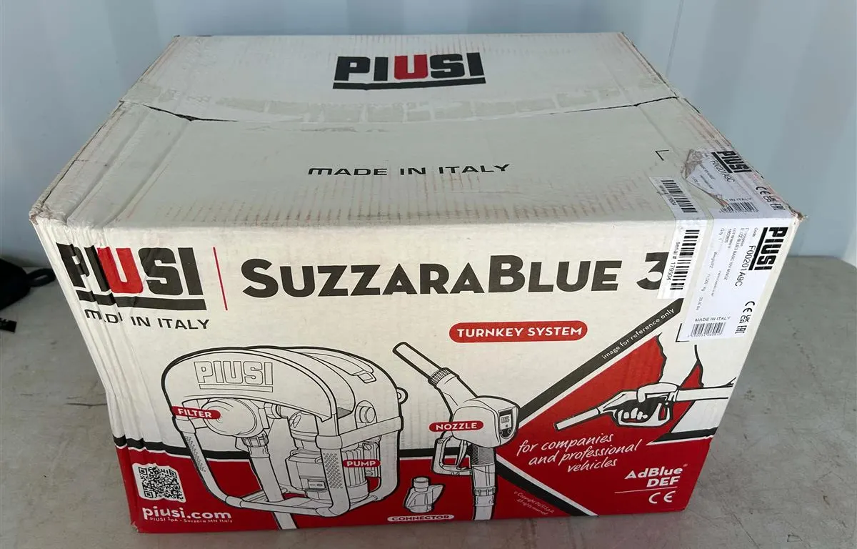 Piusi Suzzarablue 3 Dispensing System
UNRESERVED
