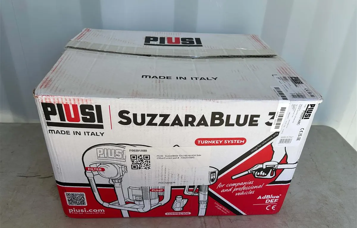 Piusi Suzzarablue 3 Dispensing System
UNRESERVED