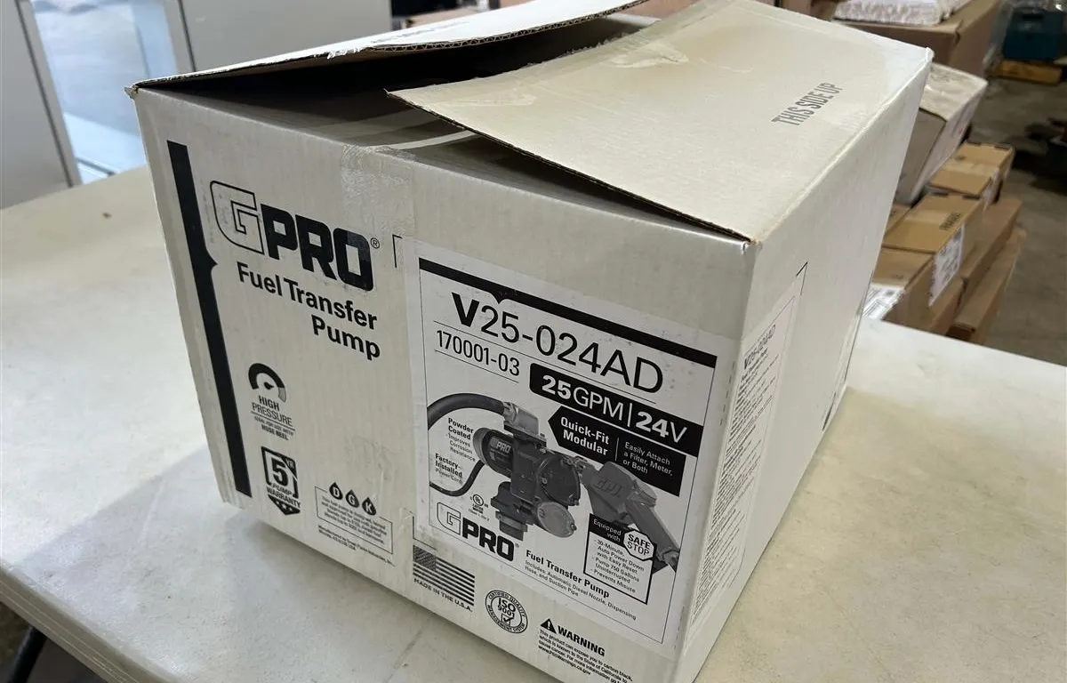 GPRO V25-024AD 24V Fuel Transfer Pump
UNRESERVED