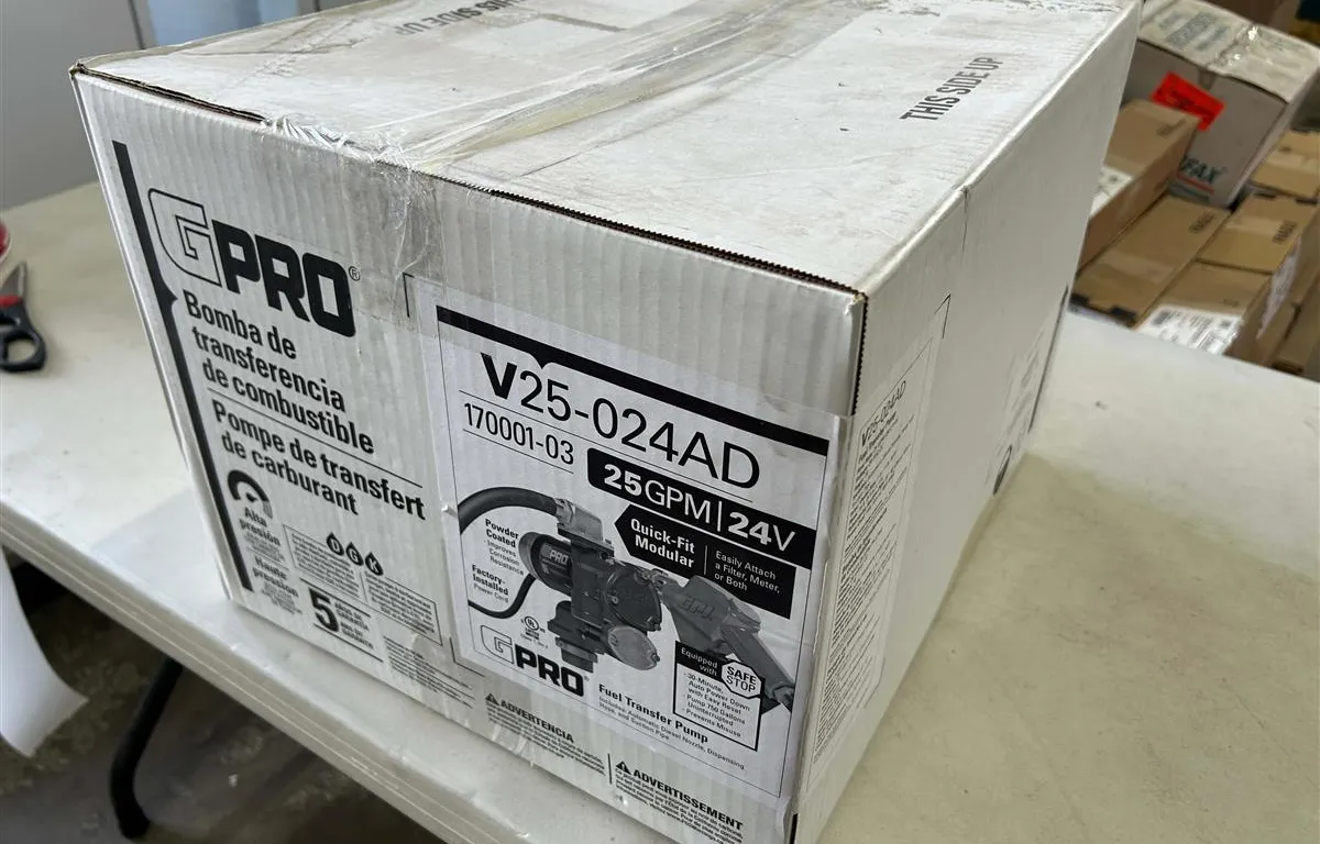 GPRO V25-024AD 24V Fuel Transfer Pump
UNRESERVED