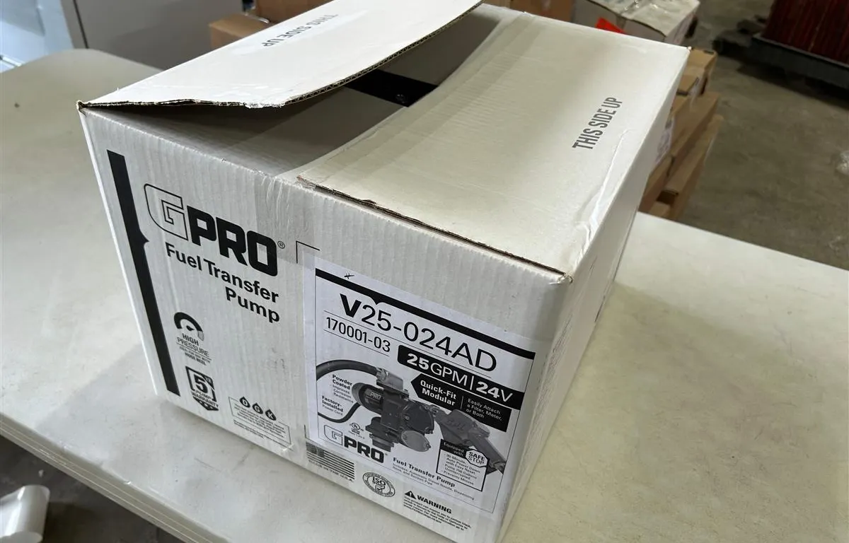 GPRO V25-024AD 24V Fuel Transfer Pump
UNRESERVED