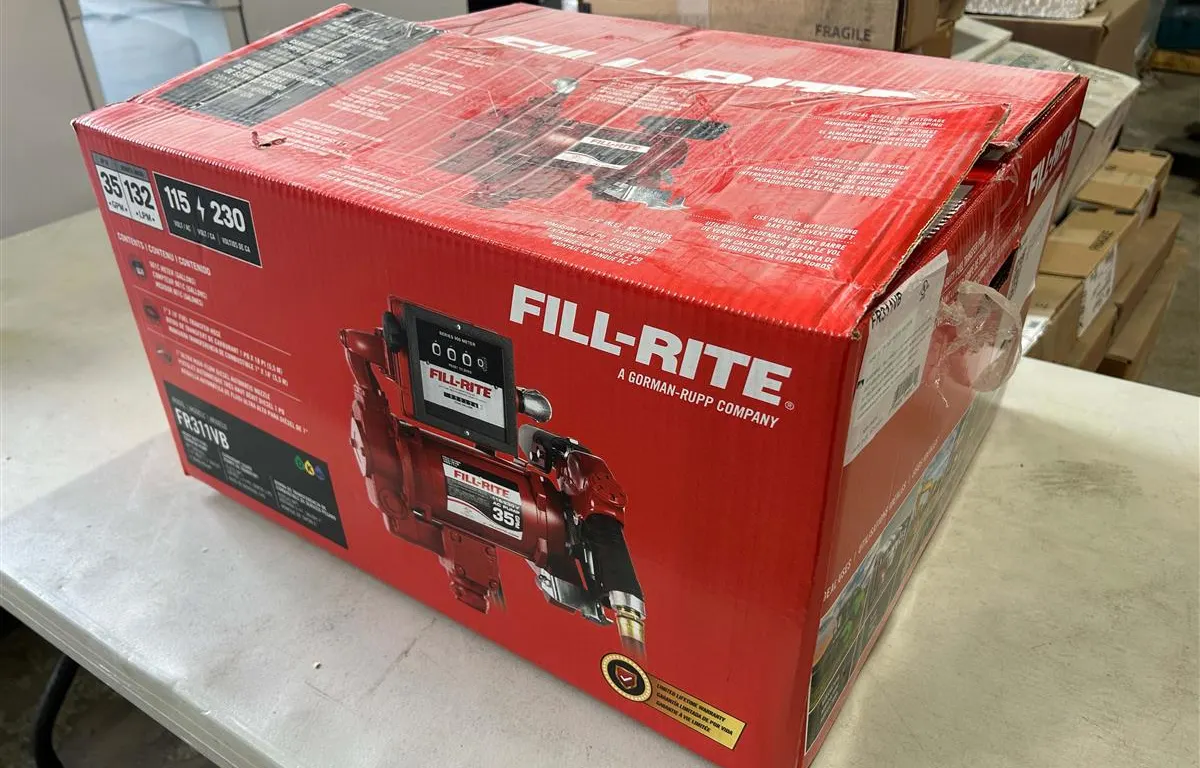 Fill-Rite FR311VB Diesel Fuel Transfer Pump
UNRESERVED