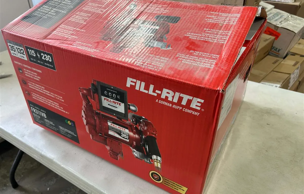 Fill-Rite FR311VB Diesel Fuel Transfer Pump
UNRESERVED