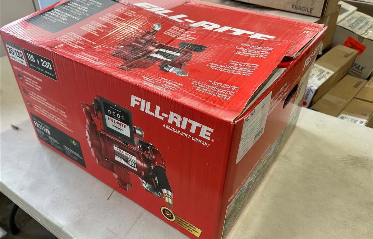 Fill-Rite FR311VB Diesel Fuel Transfer Pump
UNRESERVED