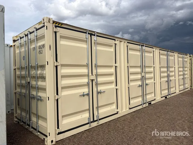 2026 40 ft High Cube Multi-Door Storage Container