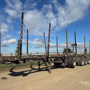 2014 Trailex Quad/A Hayrack Log Trailer