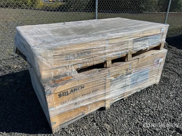 2026 SDL2533DGMS 25 ft x 33 ft Double Garage Metal Shed (Unused)