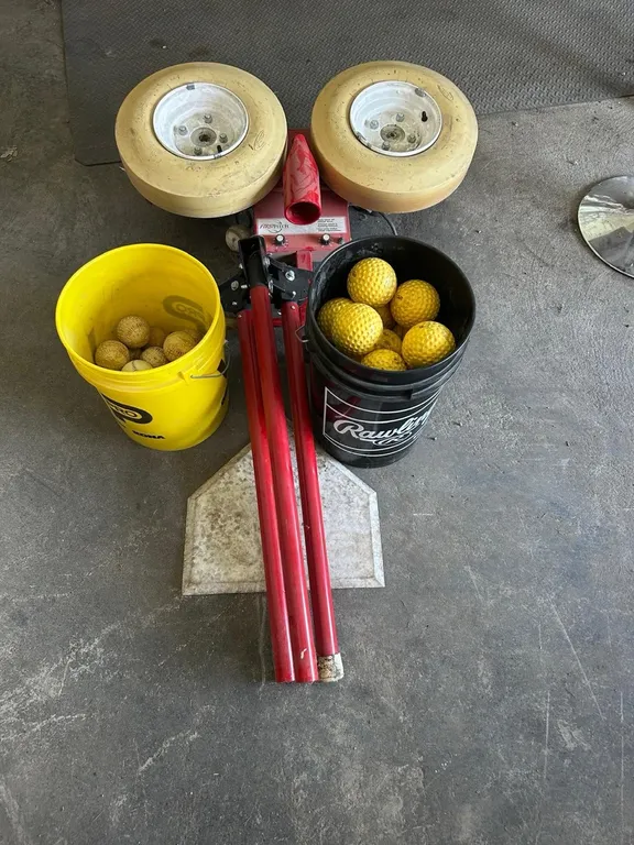 OFFSITE - First pitch -pitching machine