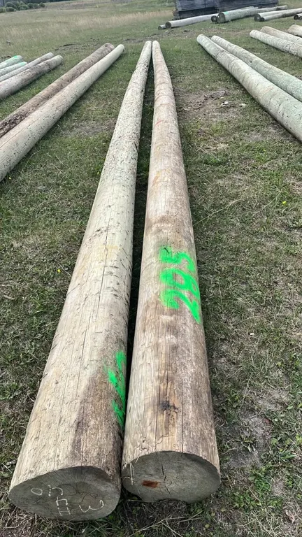 OFFSITE - 2 hydro poles, 40’ long each.
