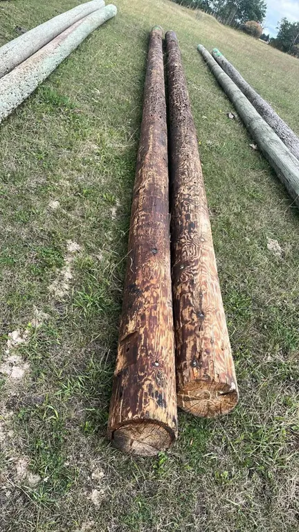 OFFSITE - 2 hydro poles , 45’ long each.