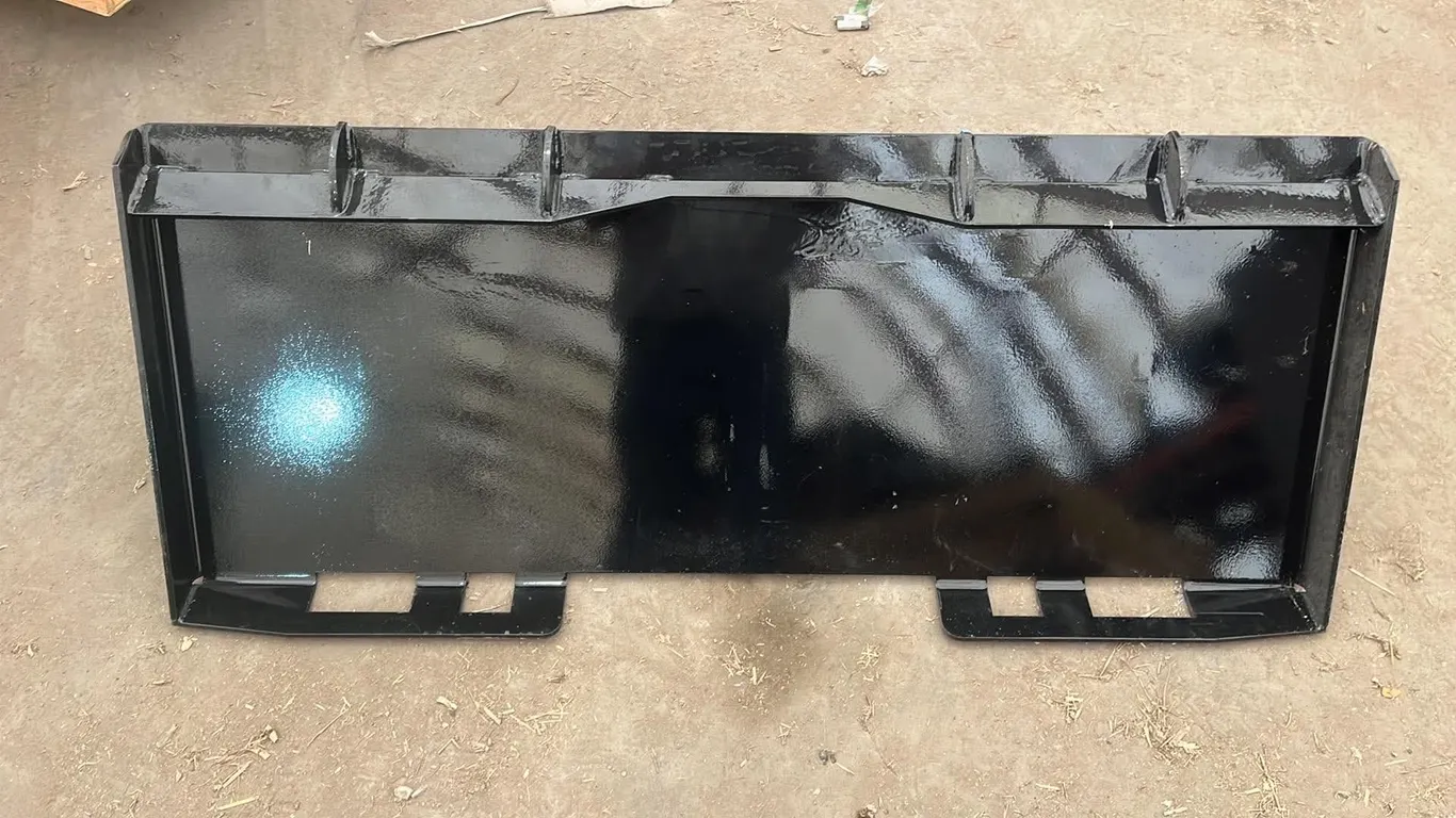 OFFSITE - Skid steer adapter plate with 2 receiver pin positions